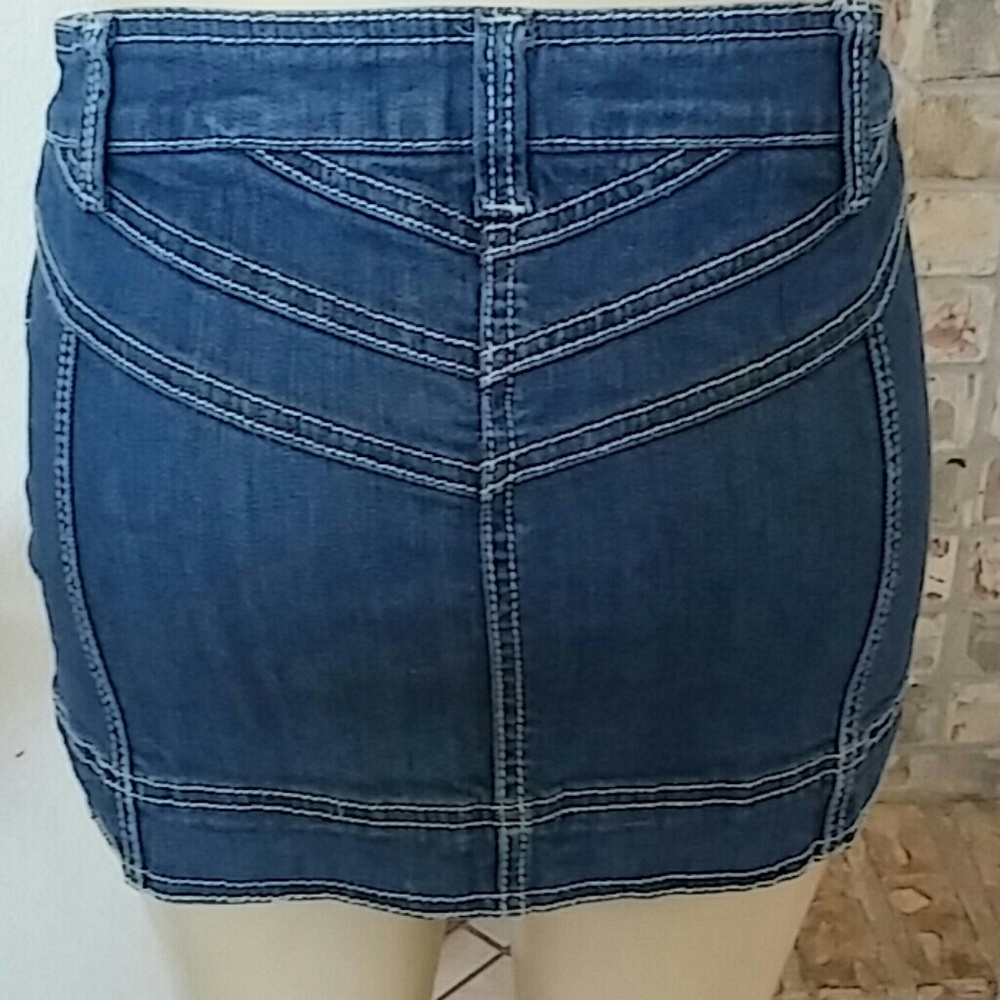 Spoon jeans Denim Mini Skirt - Blue - Picture 2 of 8